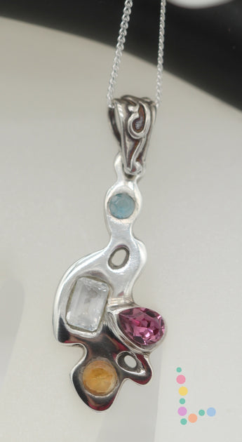 Sterling Silver Abstract Design