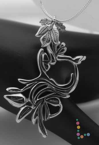 Sterling Silver Wilting Flower