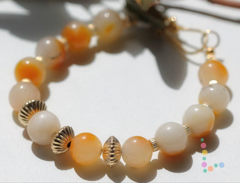 14K Agate Bracelet