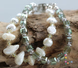 Austrian Crystals and Fresh Water Pearls Bracelet