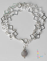 Diamond Shape Link Bracelet