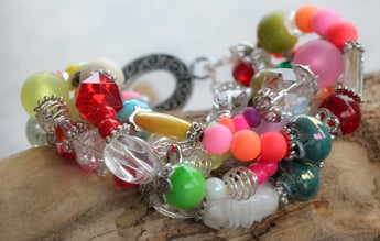 Multi-Strand, Beaded Bracelet