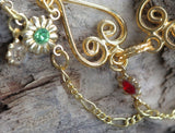 Chandelier and Crystal Style Bracelet