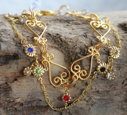 Chandelier and Crystal Style Bracelet