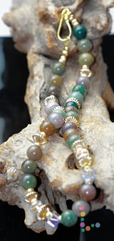 14K Fancy Jasper Necklace