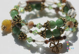 Green Aventurine Memory Wire Bracelet
