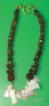 Porcelain Mother of Pearl Necklace