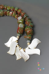Porcelain Mother of Pearl Necklace