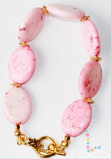 Pink Magnesite Bracelet