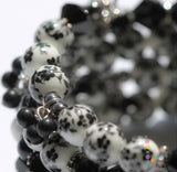 Porcelain Memory Wire Bracelet