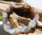Botswana Agate Sterling Silver Bracelet
