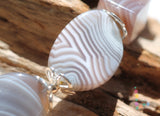 Botswana Agate Sterling Silver Bracelet