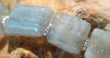 Pearl Labradorite Sterling Silver Necklace