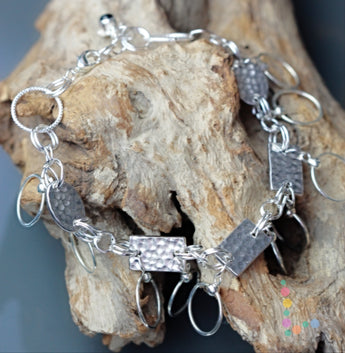 Sterling Silver Hoops Bracelet