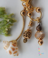Olive New Jade and Shell Bracelet