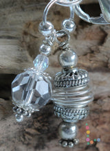 Lampwork and Carved Bone Bracelet