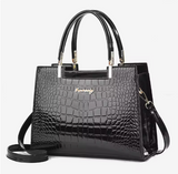 Faux Alligator Handbag