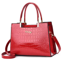 Faux Alligator Handbag