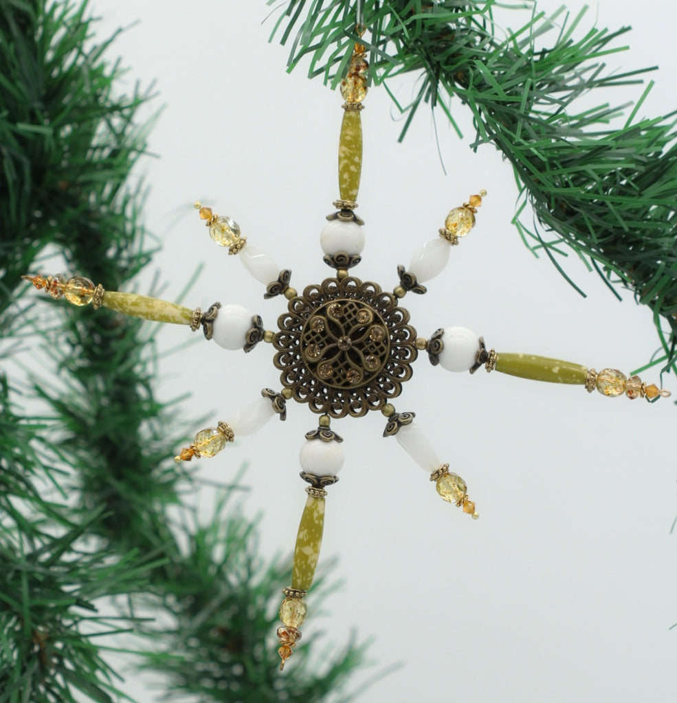 "Regalia" Christmas Tree Ornament LACE Creations