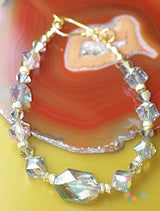 14K Austrian Crystal Bracelet