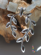 Pearl Labradorite Sterling Silver Necklace