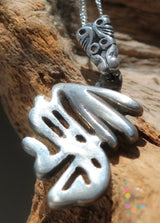 Sterling Silver Abstract Bunny Pendant