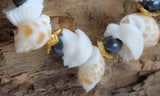 Miniature Conch Shell/Pearl Bracelet